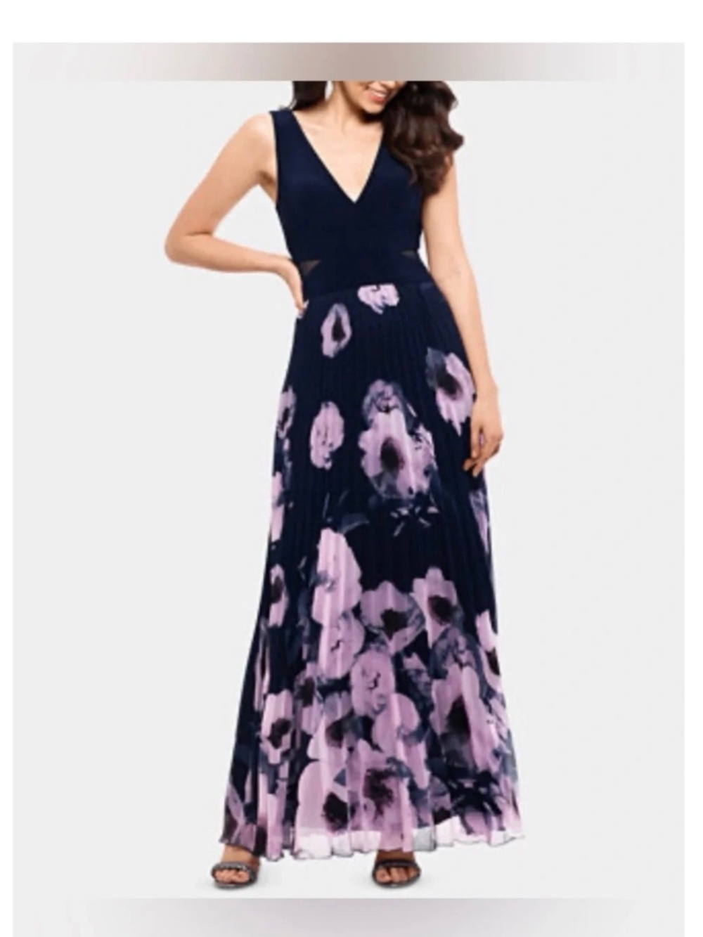 Xscape Floral Gown-8P